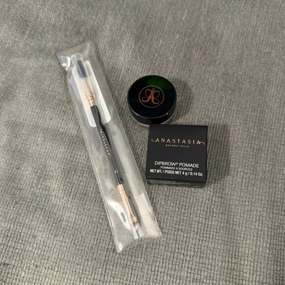 Anastasia Dipbrow Pomade Taupe 4g, Brush 12 Dual-Ended Color Sample set - Picture 1 of 6